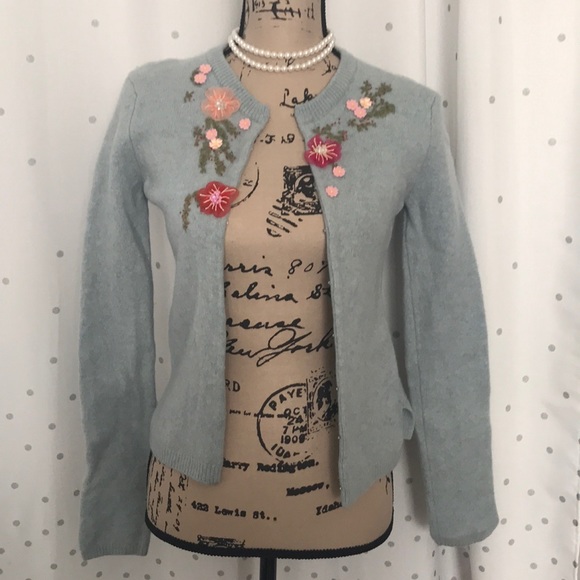 The Limited Sweaters - Limited Lambswool Embellished Sweater